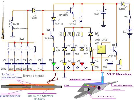 metal detector wiring diagrams