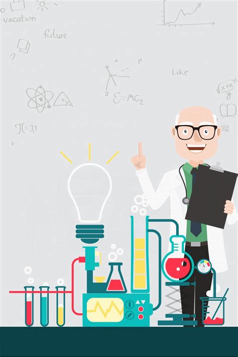 science lecture poster design background template science  science
