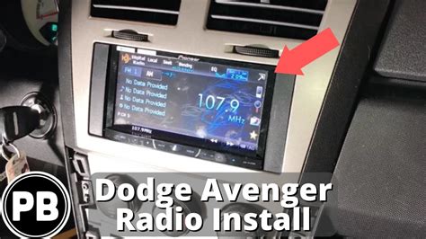 dodge avenger stereo install  steering volume controls youtube
