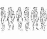 Mass Effect Sketch Coloring Pages Masseffect sketch template