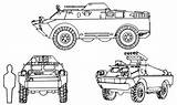 Brdm Car Scout Armored Amphibious Army Soviet Military Reference Vehicle Scorpion General Data Guide Gaz sketch template
