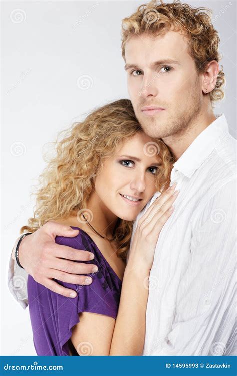 Blonde Couple Stock Image Image Of Beauty Portrait 14595993