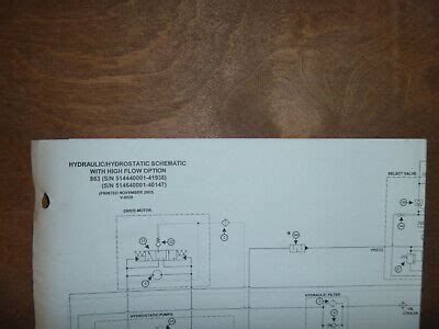 bobcat  skid steer hydraulic hydrostatic schematic diagram manual