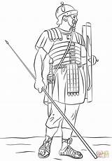 Kleurplaat Gladiator Soldat Romeinen Romani Romeinse Romano Soldaten Soldaat Antichi Legionair Legionary Legionario Kleurplaten Romanos Caesar Supercoloring Centurion Páginas Soldados sketch template