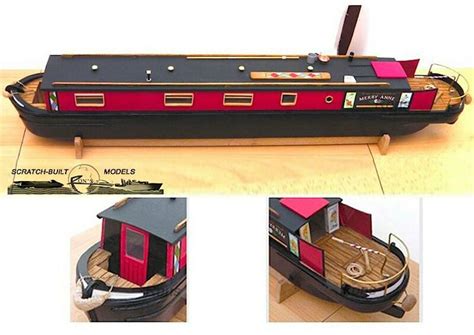 canal barge model woodworking crafts