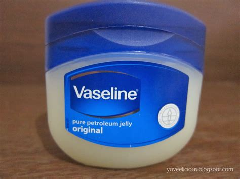 yoveelicious petroleum jelly vaseline review