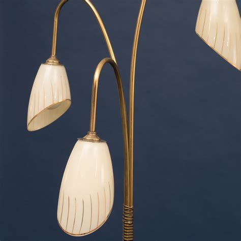 vintage floor lamp  glass shades  design market