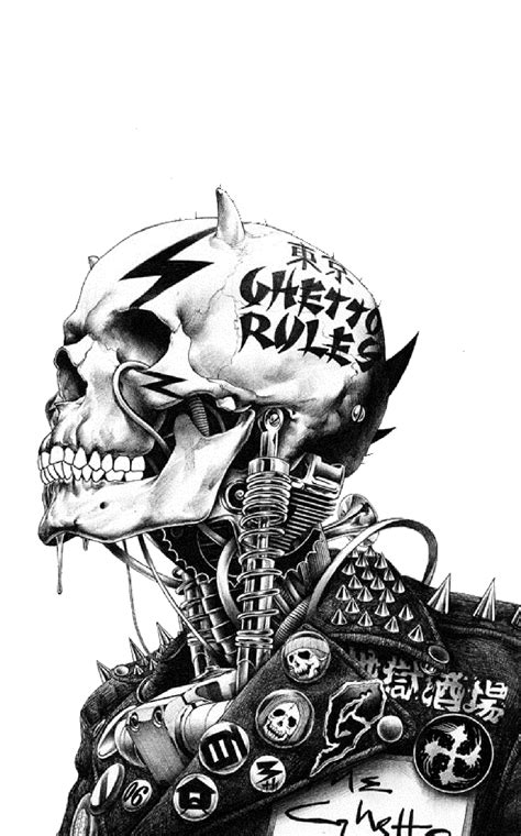 punk rock punk rock grunge opensea punk rock art skull art punk art