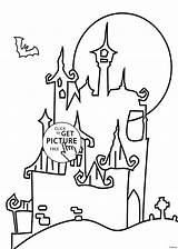 Castle Bouncy Coloring Getdrawings Drawing Cartoon sketch template