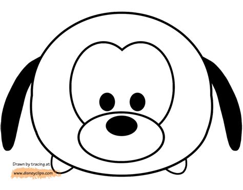 coloring pages disney tsum tsum  file svg png dxf eps