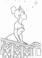 Tiana Ranocchio Principessa Disney sketch template
