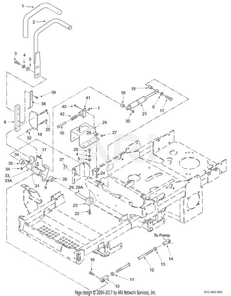 scag stca ka sn   parts diagram  steering components
