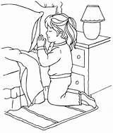 Lent Coloring Pages Printable Prayer Saying Little Her Girl sketch template