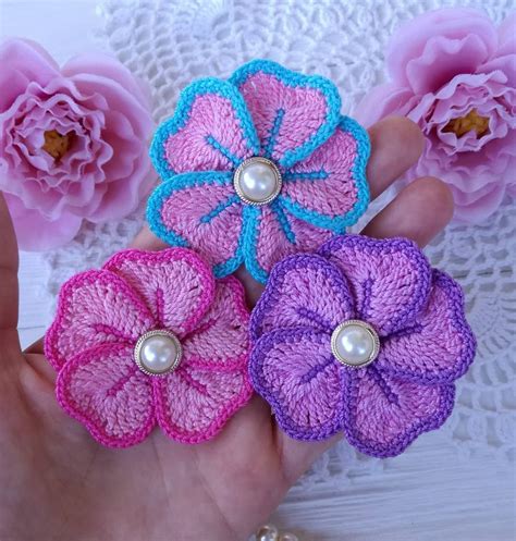 Pin On Crochet Flowers