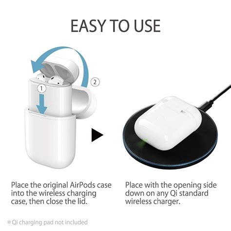 fast wireless charge case  airpods qi standard airpods wireless charge receiver cover
