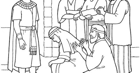 joseph forgives  brothers primary coloring page  ldsorg lds
