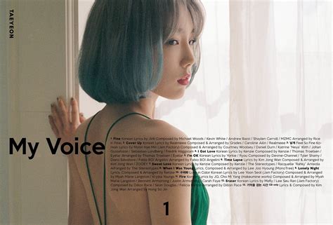 Taeyeon The 1st Album [my Voice] Teaser Official Photo