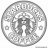 Coloring Pages Frappuccino Logo Template Coffee sketch template