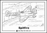 Colouring Pages War Coloring Ww2 Kids Choose Board Airplane sketch template
