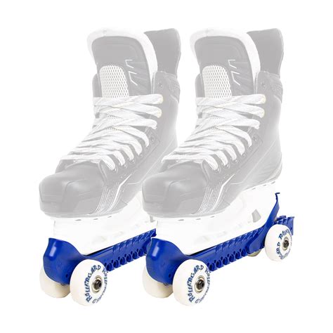rollergard adjustable kids hockey ice skate guard roller skate blue