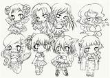 Coloring Chibi Pages Anime Cute Print Girls Kids Manga Character Printable Girl Little Collection Deviantart Color Getcolorings Groups Cat Coloringme sketch template