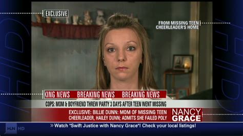 missing cheerleader s mom no party at house after she disappeared