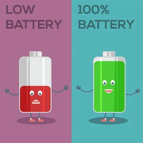 smart phone   charge battery  battery warning  remaining stock vector