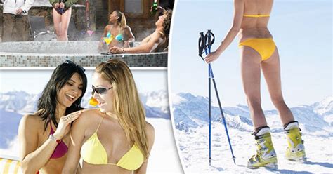 nudity sex and booze girls naughty x rated skiing holiday revealed