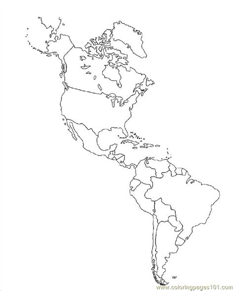 america map coloring page  usa coloring pages