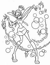 Winx Club Coloring Pages Printable Musa Kids Print Winks Girls Popular sketch template