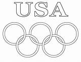 Olympic Coloring Pages Getdrawings sketch template