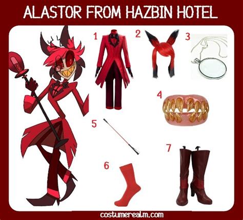 dress  alastor costume diy hazbin hotel alastor costume guide
