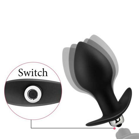 Silicone Vibrator Anal Butt Plug Anal Vibrating Sex Toys For Female