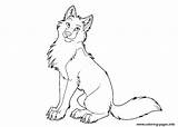 Wolf Coloring Pages Cute Cartoon Arctic Baby Printable Print Wolves Drawing Color Kids Animals Colouring Easy Animal Jam Clipart Wolfdog sketch template