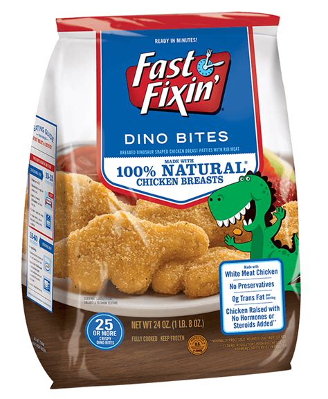 Dino Bites Chicken Nuggets Fast Fixin