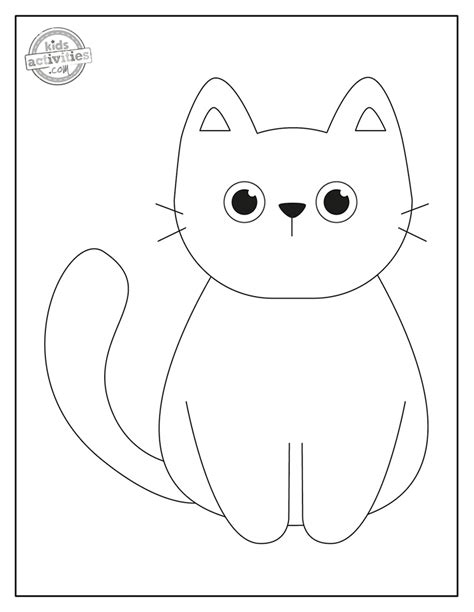 printable black cat coloring pages kids activities blog