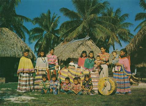 vintage travel postcards florida seminoles