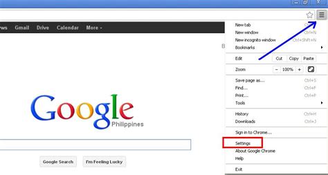 change language  google chrome settings