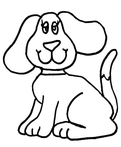 easy dog coloring pages ekids pages  printable coloring