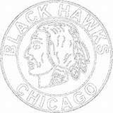 Blackhawks Logo Clipart Cliparts Chicago Library Emblem sketch template