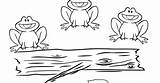 Speckled Frogs sketch template