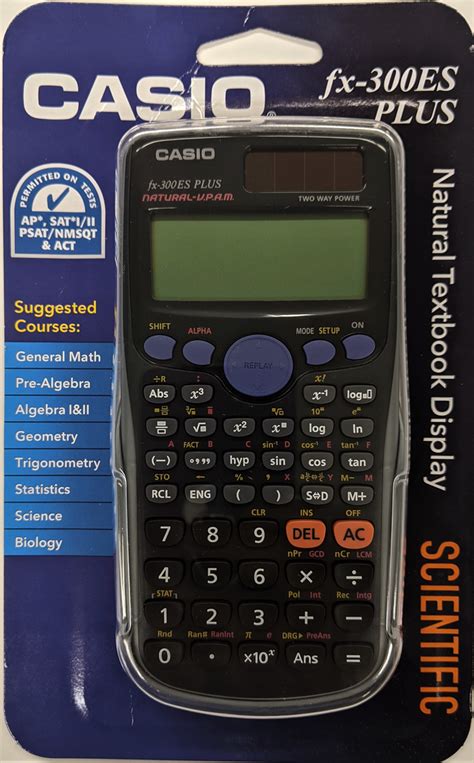 casio fx es  scientific calculator hfc college store