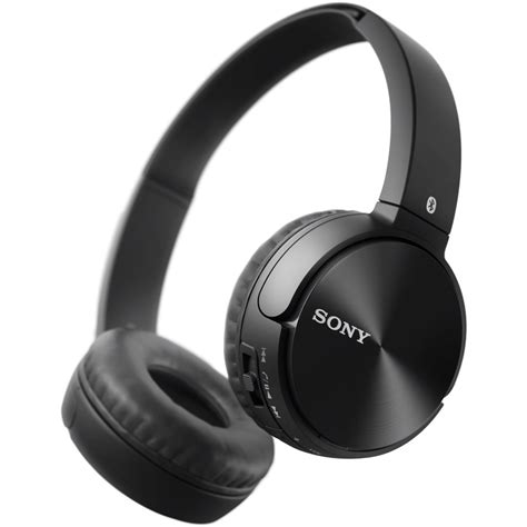 sony mdr zxbt bluetooth stereo headset black mdrzxbtb