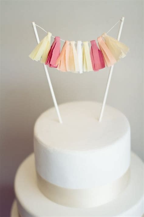 simple chic diy cake toppers picklee