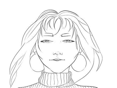 vsco girl face coloring pages  printable coloring pages