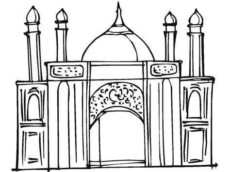 creative mosque projects ramadan coloring pages coloring pages