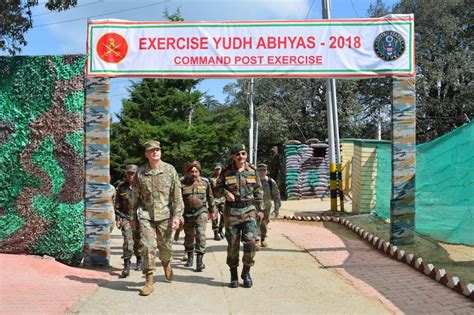 exercise yudh abhyas 2018 a joint military exercise of