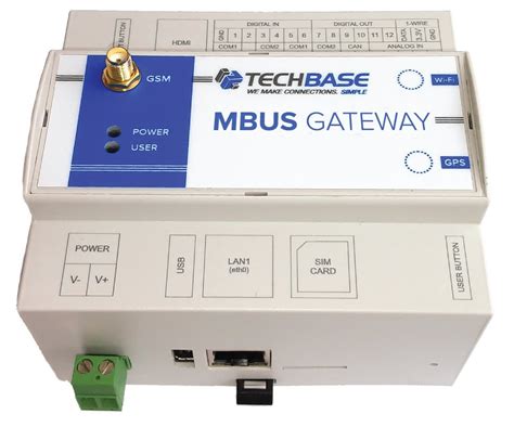 mbus gateway programmable industrial converter  bus protocolinterface  modbus tcp mqtt