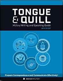 tongue  quill military writing  speaking guide air force