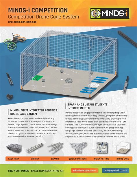 competition drone cage system tech labs